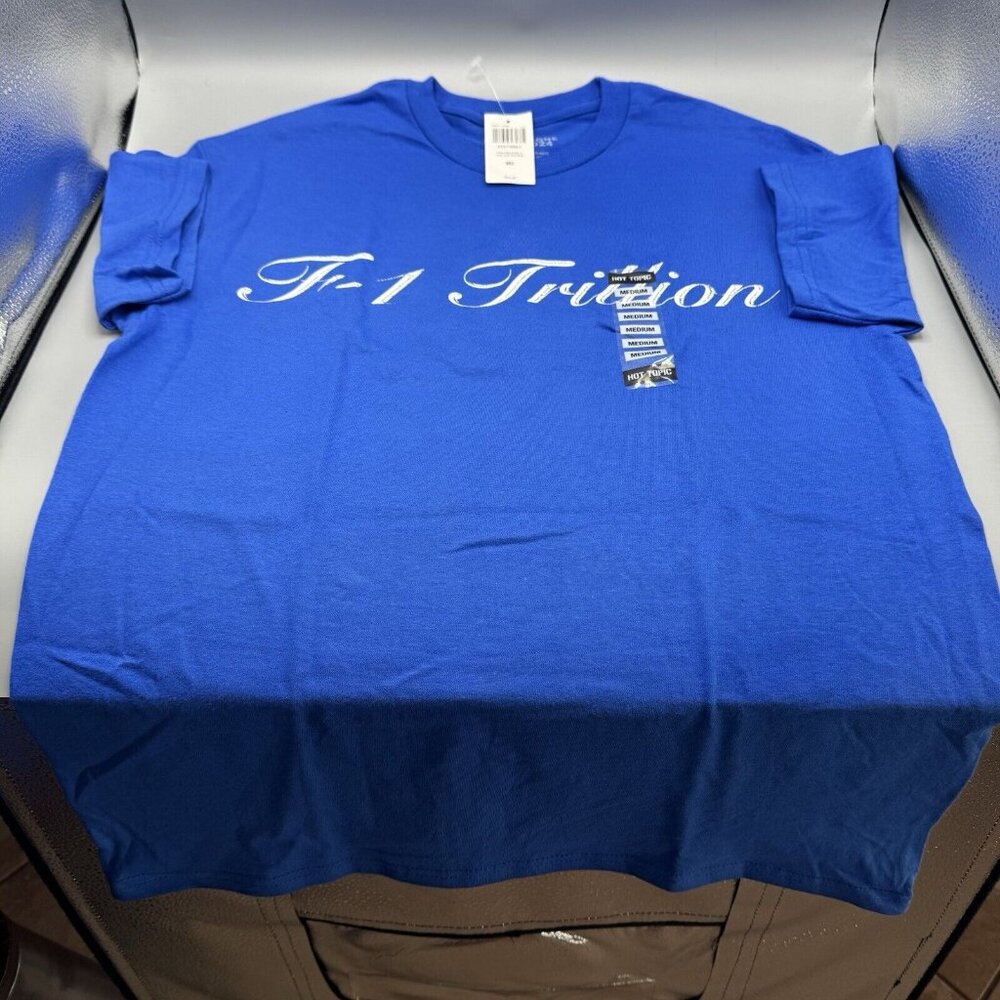 Post Malone F-1 Trillion Blue Two-Sided T-Shirt MEDIUM New